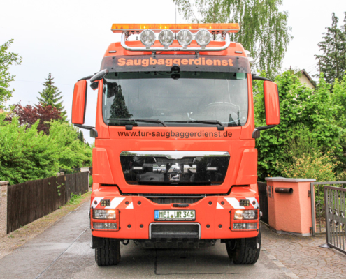 Saugbagger-Baustelle - TUR Saugbaggerdienst GmbH
