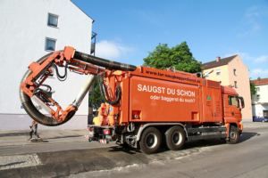 Saugbagger-Baustelle - TUR Saugbaggerdienst GmbH