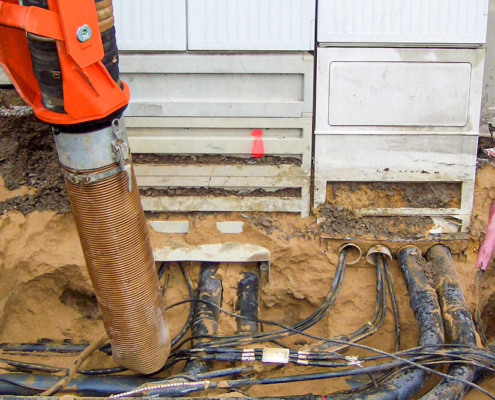 Saugbagger-Baustelle - TUR Saugbaggerdienst GmbH
